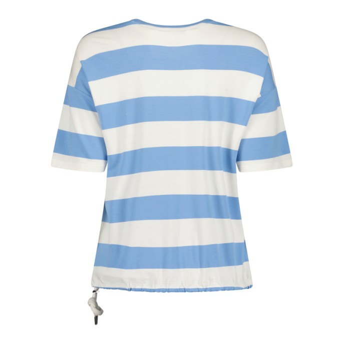 Blue Seven T-shirt stripes licht blauw 105894